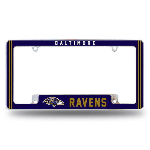 Baltimore Ravens Alternate Chrome License Plate Frame