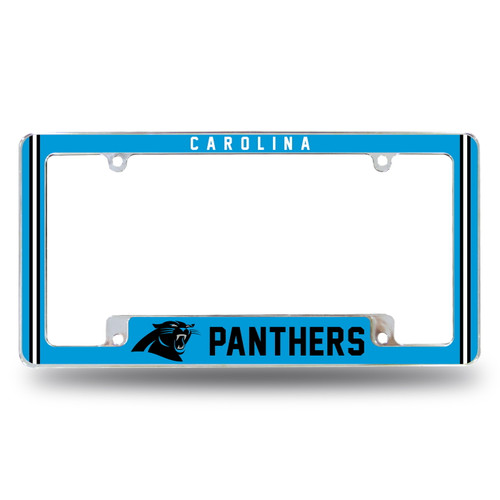 Carolina Panthers Alternate Chrome License Plate Frame