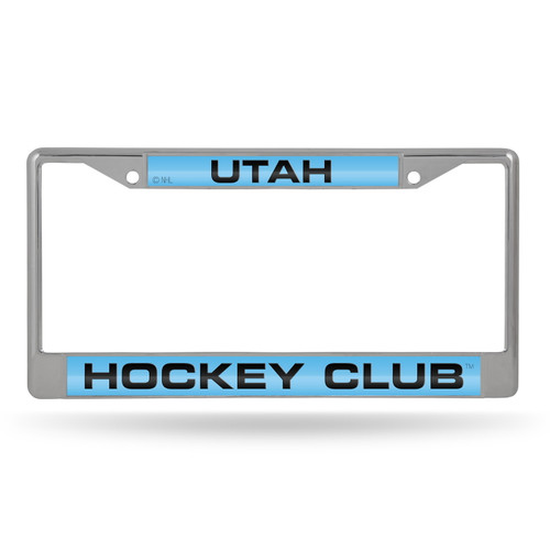 Utah Hockey Club Chrome Laser License Plate Frame
