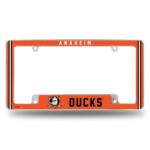 Anaheim Ducks Alternate Chrome License Plate Frame