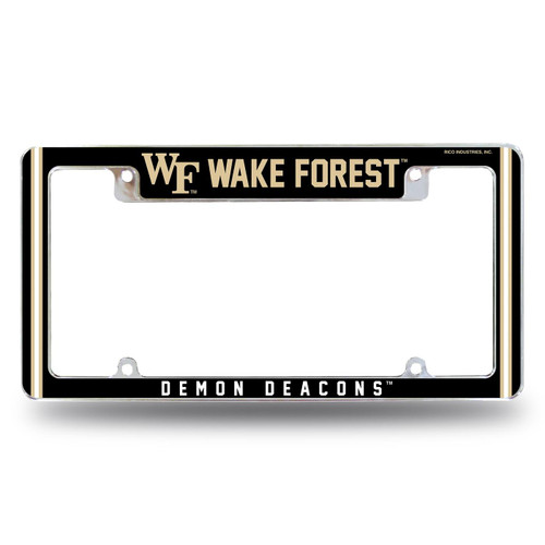 Wake Forest Demon Deacons Alternate Chrome License Plate Frame