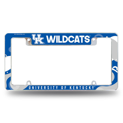 Kentucky Wildcats Wave Chrome License Plate Frame
