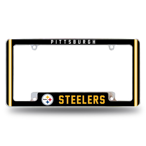 Pittsburgh Steelers Alternate Chrome License Plate Frame
