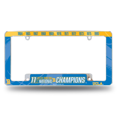 UCLA Bruins All Over Chrome License Plate Frame