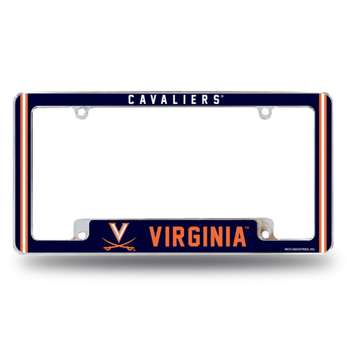 Virginia Cavaliers Alternate Chrome License Plate Frame