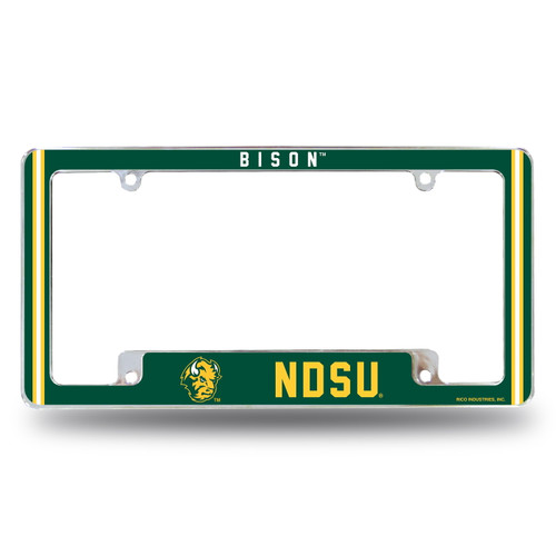 North Dakota State Bison Alternate Chrome License Plate Frame