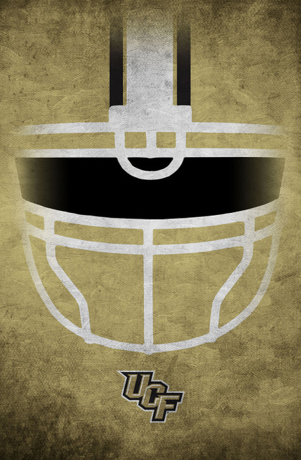 Central Florida Knights 17" x 26" Ghost Helmet Sign