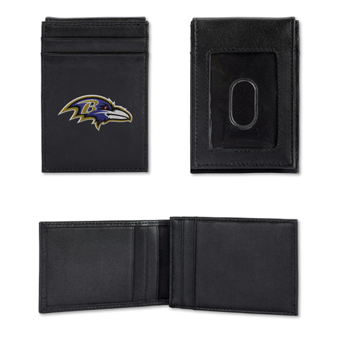 Baltimore Ravens Embroidered Front Pocket Wallet