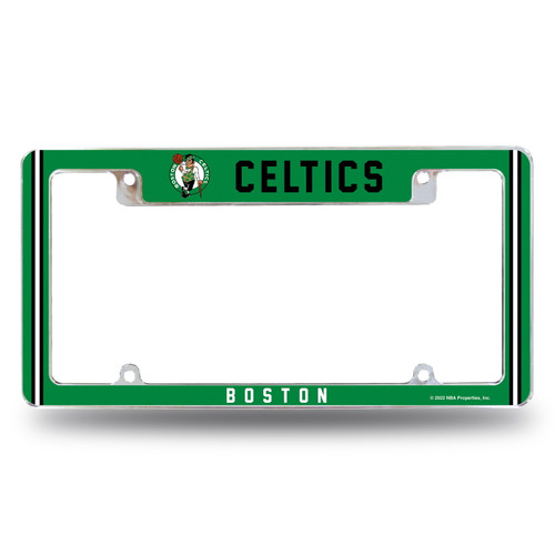 Boston Celtics Alternate Chrome License Plate Frame