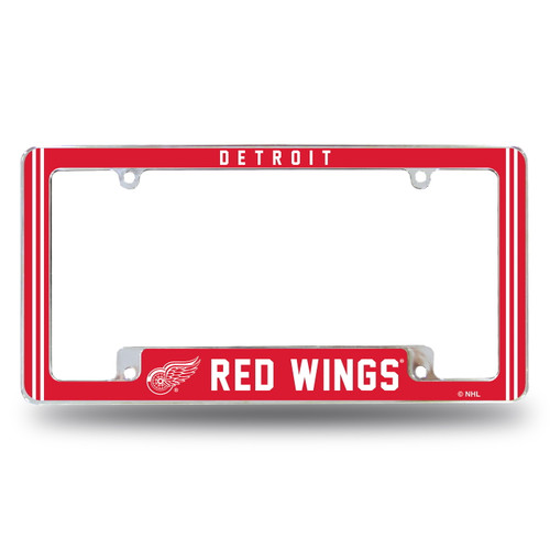 Detroit Red Wings Alternate Chrome License Plate Frame