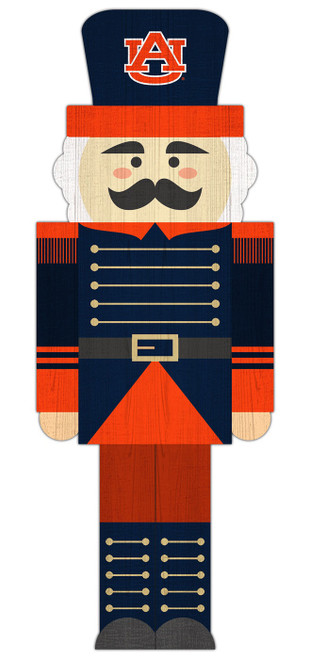 Auburn Tigers 31" Nutcracker Leaner