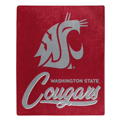 Washington State Cougars 50" x 60" Signature Raschel Throw Blanket
