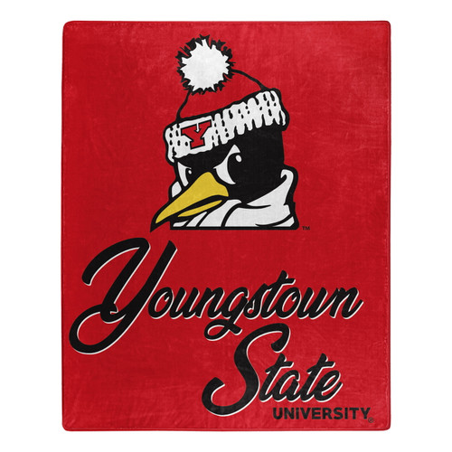 Youngstown State Penguins 50" x 60" Signature Raschel Throw Blanket