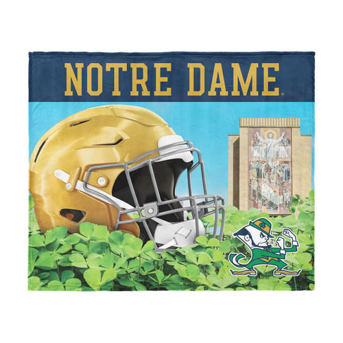 Notre Dame Fighting Irish 50" x 60" Clover Silk Touch Throw Blanket