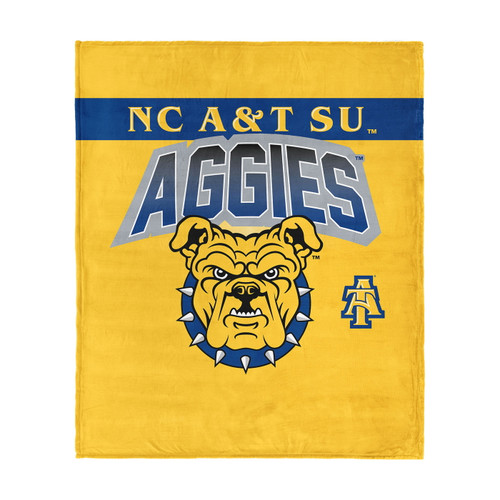 North Carolina A&T Aggies 50" x 60" Silk Touch Throw Blanket