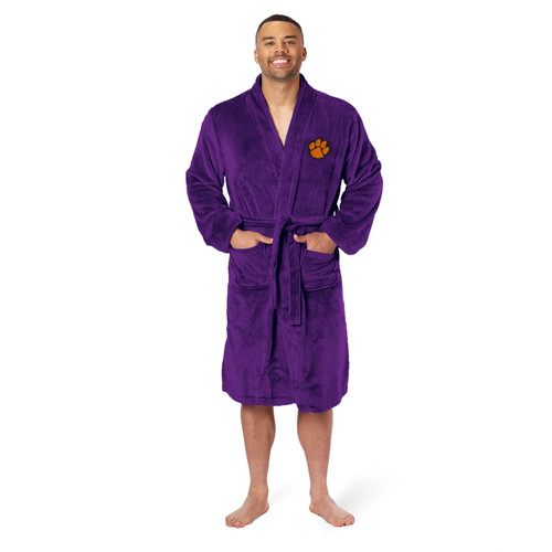 Clemson Tigers Silk Touch Bath Robe