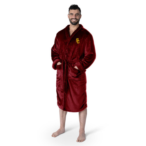 USC Trojans Silk Touch Bath Robe