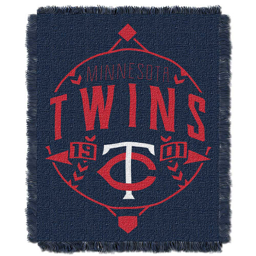 Minnesota Twins 46" x 60" Ace Jacquard Throw Blanket