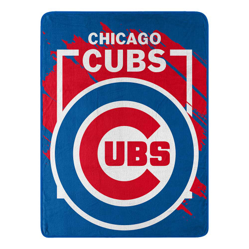 Chicago Cubs 46" x 60" Dimensional Micro Raschel Throw Blanket
