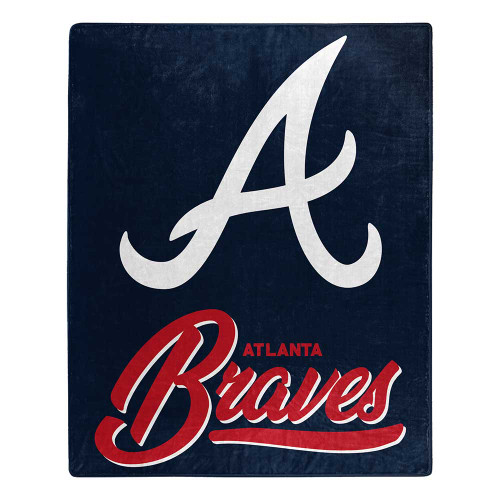 Atlanta Braves 50" x 60" Signature Raschel Throw Blanket