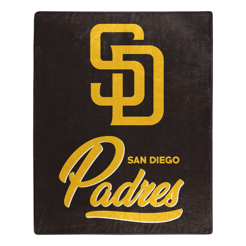 San Diego Padres 50" x 60" Signature Raschel Throw Blanket
