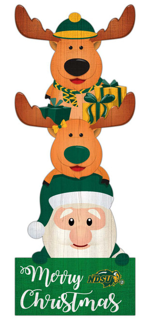 North Dakota State Bison 31" Santa Stack Leaner