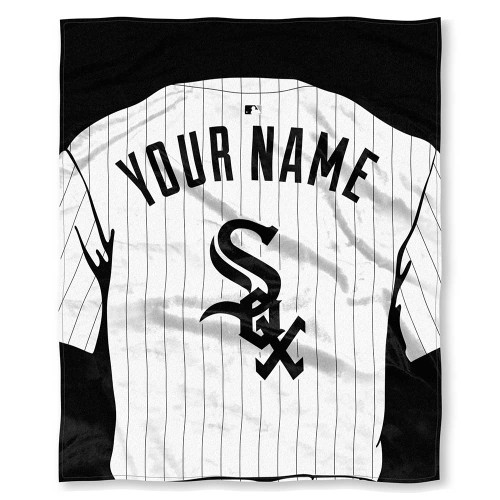 Chicago White Sox 50" x 60" Jersey Personalized Silk Touch Throw Blanket