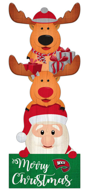 Western Kentucky Hilltoppers 31" Santa Stack Leaner