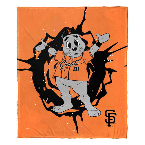 San Francisco Giants 50" x 60" Mascot Silk Touch Throw Blanket