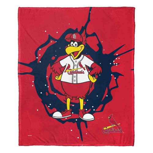 St. Louis Cardinals 50" x 60" Mascot Silk Touch Throw Blanket