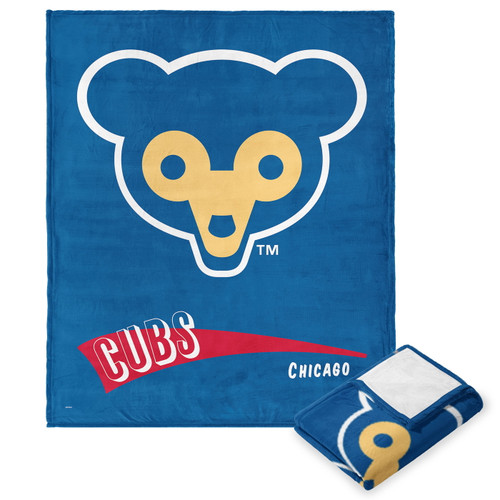 Chicago Cubs 50" x 60" Throwback Silk Touch Throw Blanket