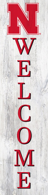 Nebraska Cornhuskers 48" Welcome Leaner