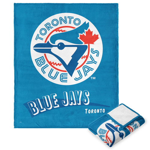 Toronto Blue Jays 50" x 60" Throwback Silk Touch Throw Blanket