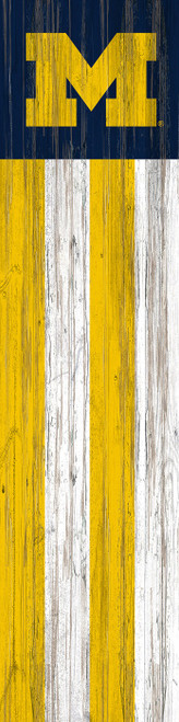Michigan Wolverines 24" Flag Leaner