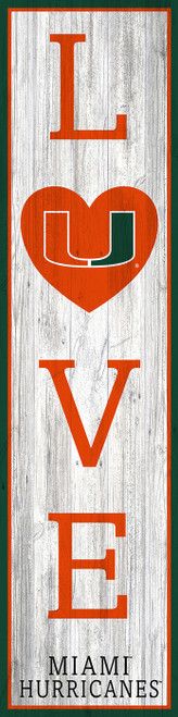 Miami Hurricanes 48" Love Leaner