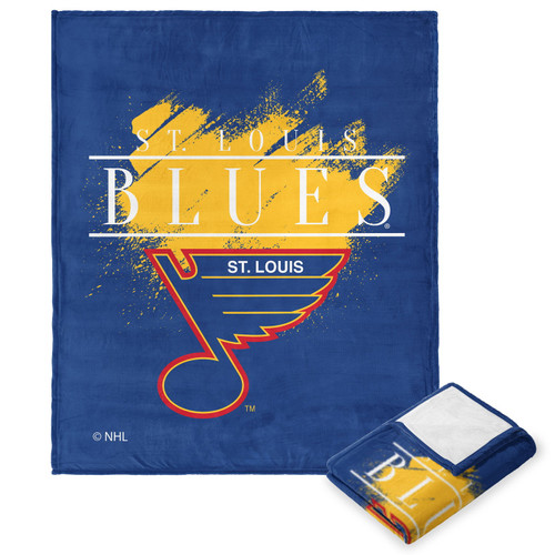 St. Louis Blues 50" x 60" Vintage Silk Touch Throw Blanket