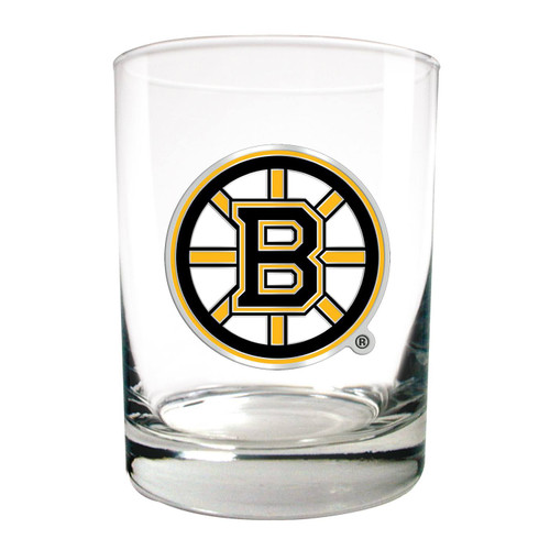 Boston Bruins NHL Rocks Glass - Set of 2