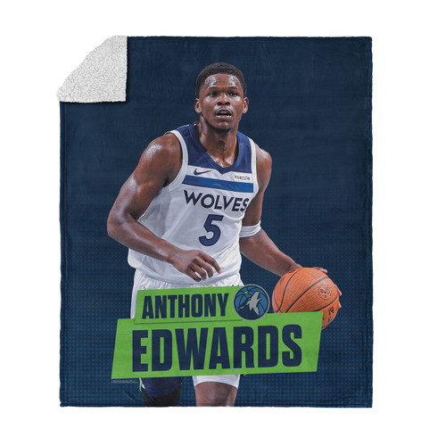 Minnesota Timberwolves 50" x 60" Player Silk Touch Sherpa Throw Blanket