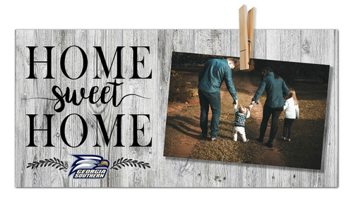 Georgia Southern Eagles Home Sweet Home Clothespin Frame