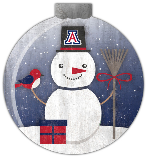 Arizona Wildcats 12" Snow Globe Wall Art