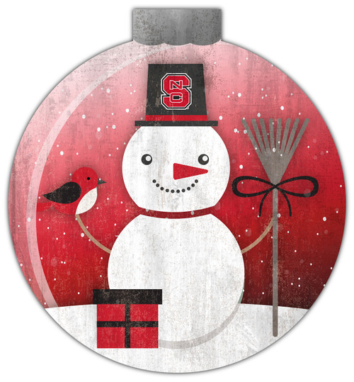 North Carolina State Wolfpack 12" Snow Globe Wall Art