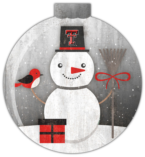 Texas Tech Red Raiders 12" Snow Globe Wall Art