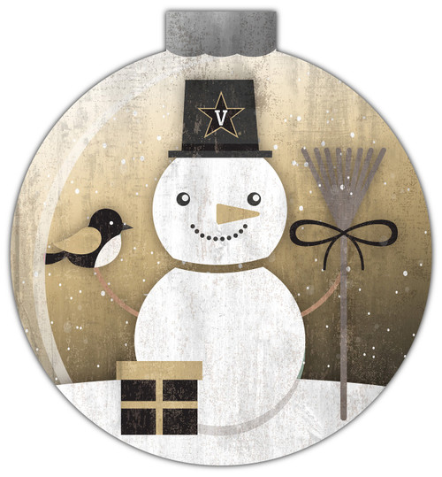Vanderbilt Commodores 12" Snow Globe Wall Art