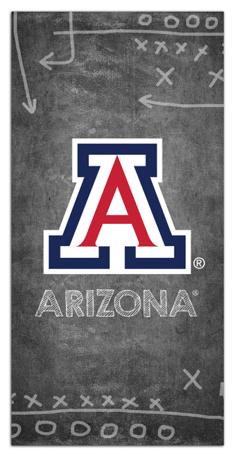 Arizona Wildcats 6" x 12" Chalk Playbook Sign