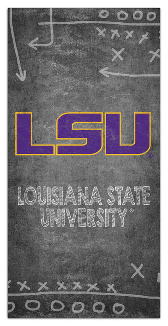 LSU Tigers 6" x 12" Chalk Playbook Sign