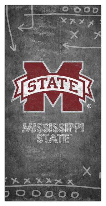Mississippi State Bulldogs 6" x 12" Chalk Playbook Sign