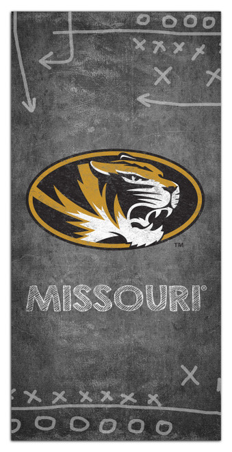 Missouri Tigers 6" x 12" Chalk Playbook Sign