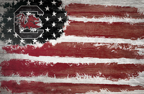 South Carolina Gamecocks 17" x 26" Flag Sign