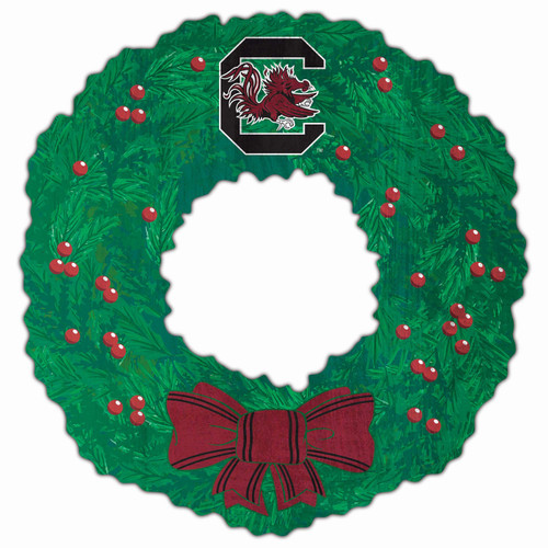 South Carolina Gamecocks 16" Team Wreath Sign