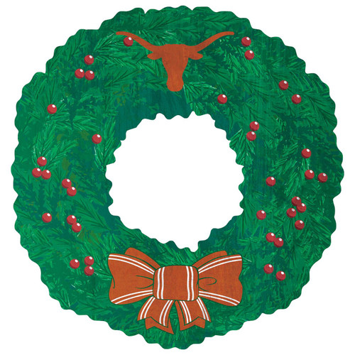 Texas Longhorns 16" Team Wreath Sign